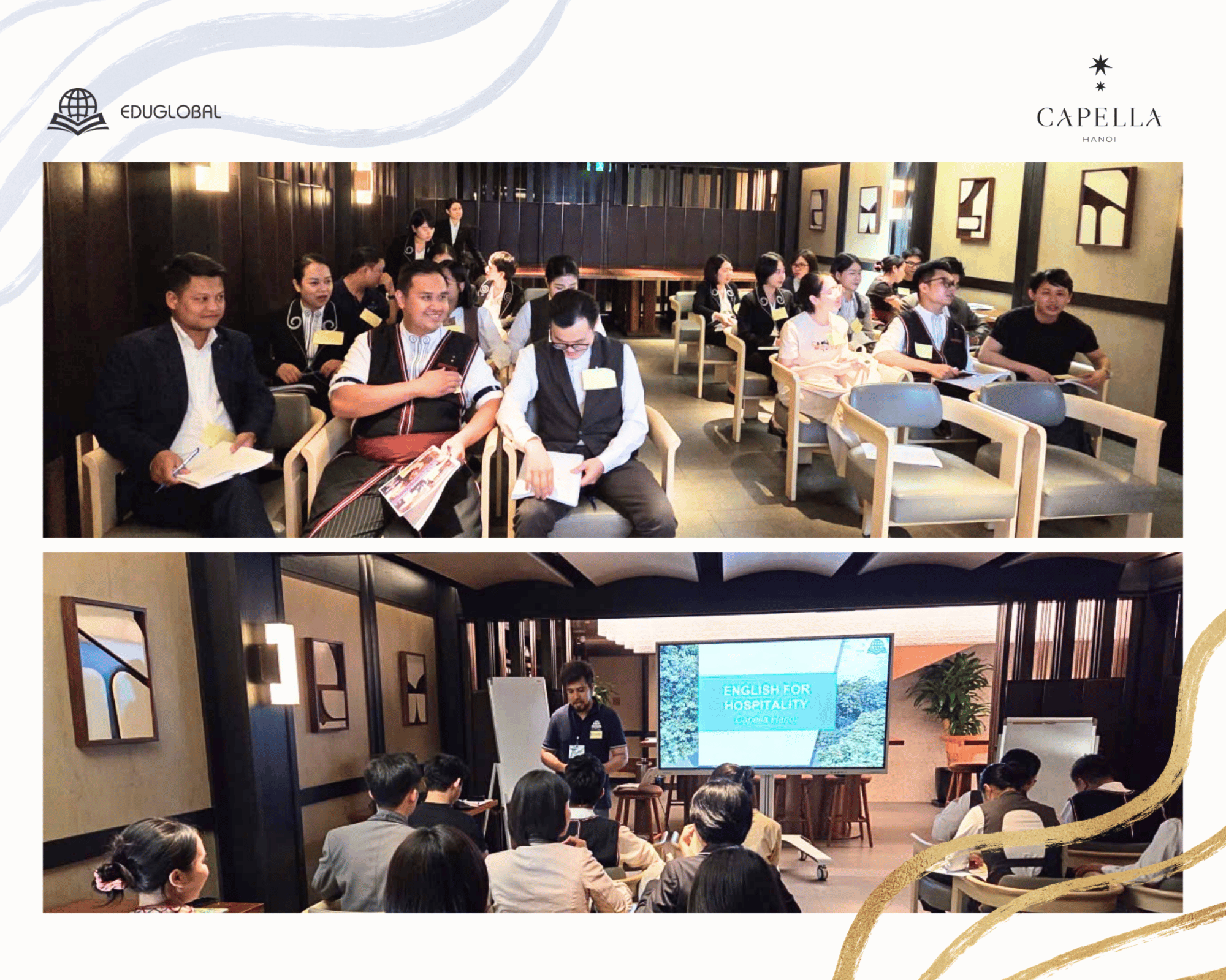Lớp đ&agrave;o tạo English for Hospitality tại Capella H&agrave; Nội